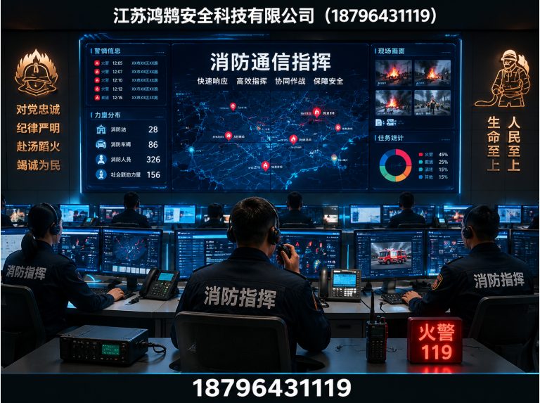 六安智慧消防系统展示图